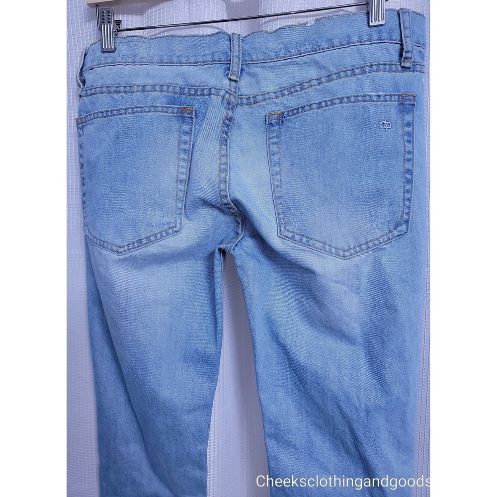 Rag & Bone Boyfriend The Dre Thrasher Distressed Light Wash Jeans Womens size 28 - Picture 6 of 8